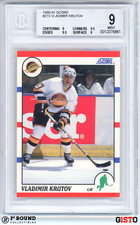 POP 1: Vladimir Krutov RC BGS 9+: 1990-91 Score Rookie Card Gisto
