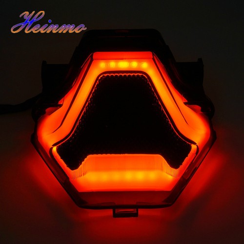 For 2015-2023  R3 2013-17 MT07 LED Brake Tail Light Integrated Turn Signal - Picture 10 of 11