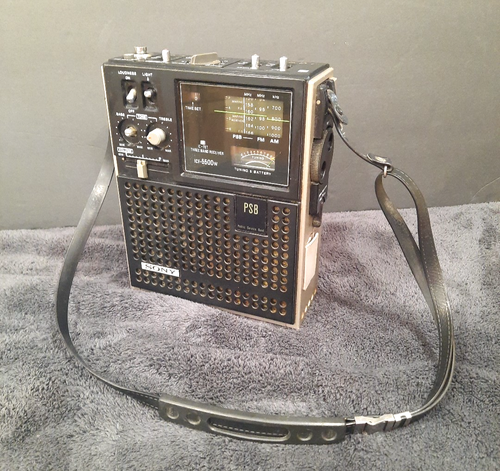 Vintage Sony PSB ICF-5500W Radio tragbarer 3 Band Empfänger AM FM funktionstüchtig - Bild 3 von 11