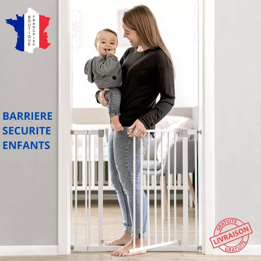 Babify Barriere de Securite Enfant Sans Percage, Barrière