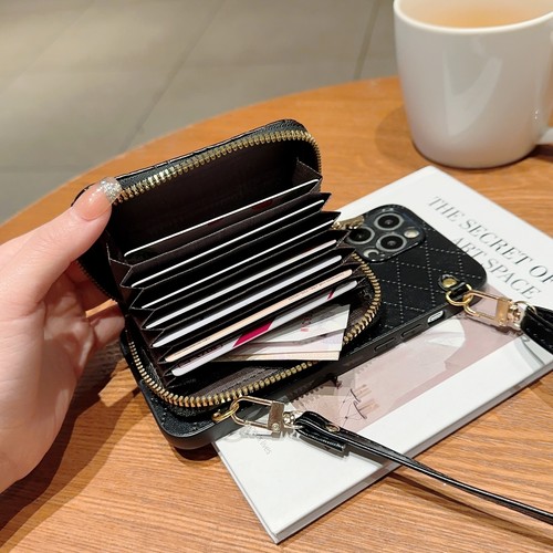 Para OPPO Bandolera Cuero Tarjeta Billetera Bolso Cartera Teléfono Cubierta Soporte + Correa - Imagen 5 de 22