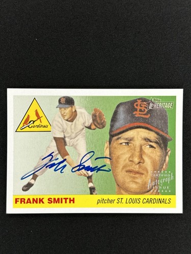 2004 Topps Heritage Frank Smith Real One Autograph