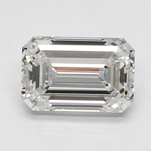 1.34 Ct Emerald IGI Certified Loose Lab Grown CVD Diamond D Color VVS2 Clarity