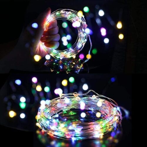 Solar String Light LED Lights Waterproof Copper Wire Fairy Garden Party Decor - Picture 17 of 25