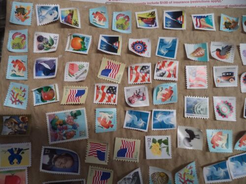 100 GENUINE FOREVER $73 US POSTAGE STAMPS NOT USED AS INTENDED PURPOSE ON PAPER - Picture 9 of 18