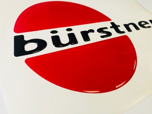 Pegatina Bürstner 3D NUEVO aspecto 3D Resign arqueada 250x140mm - Imagen 4 de 8