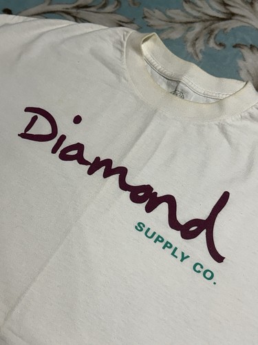 CAMISETA VINTAGE DIAMOND SUPPLY CO OG SCRIPT (XL) (BLANCA) IRON MAIDEN WIZ TEE - Imagen 5 de 13