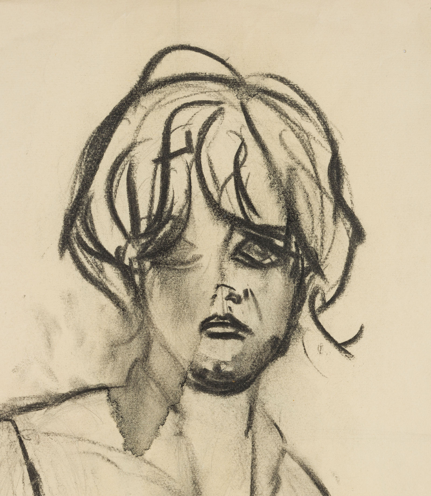 B.BURGER (1892-1968), portret kobiet, węgiel Korzystna, nowa praca