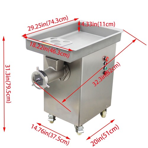 8mm Electric Meat Grinder Meat Mincing and Grinding Machine 450kg/h 110V 2200W - Picture 24 of 24