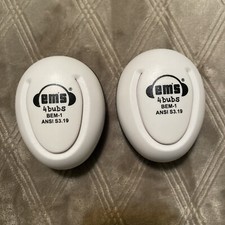 em  s 4 Bubs Infant white Hearing Protection ear muffs no strap