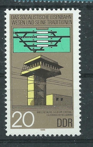 DDR 1985 Gleissbildstellwerk 20 Pfennig postfrisch** Minr.2968
