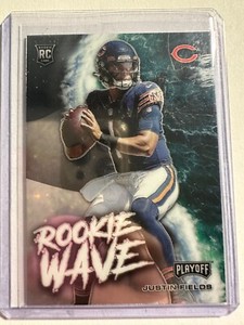 K104,431 - 2021 Playoff Rookie Wave #13 Justin Fields