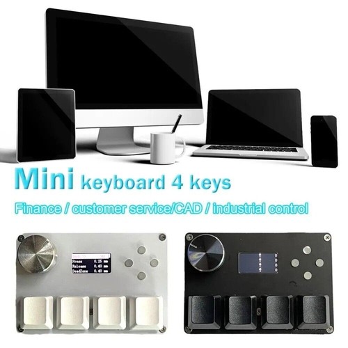 2 Colors Rapid Trigger Game Programming Mechanical Keypad Knob Gaming Keyboard - Afbeelding 4 van 17