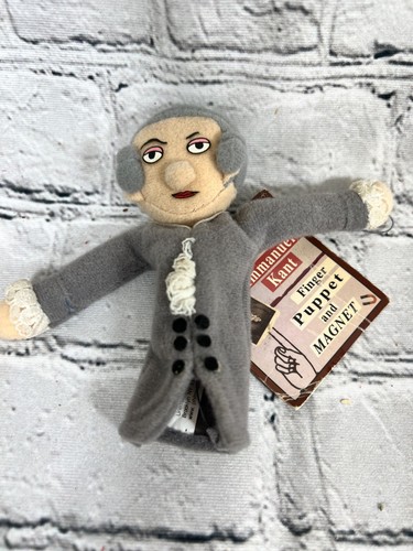 Immanuel Kant Philosophers Guild Magnetic Finger Puppet w/ Tag - Picture 2 of 3
