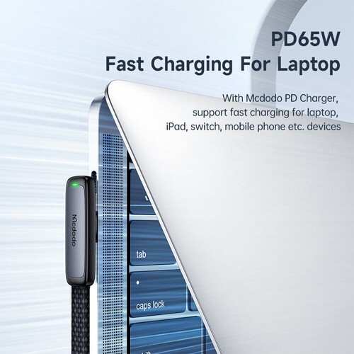 Mcdodo 90 Degree Type-C to Type C-C Gaming Cable Fast Charging Cable - 第 6/7 張圖片