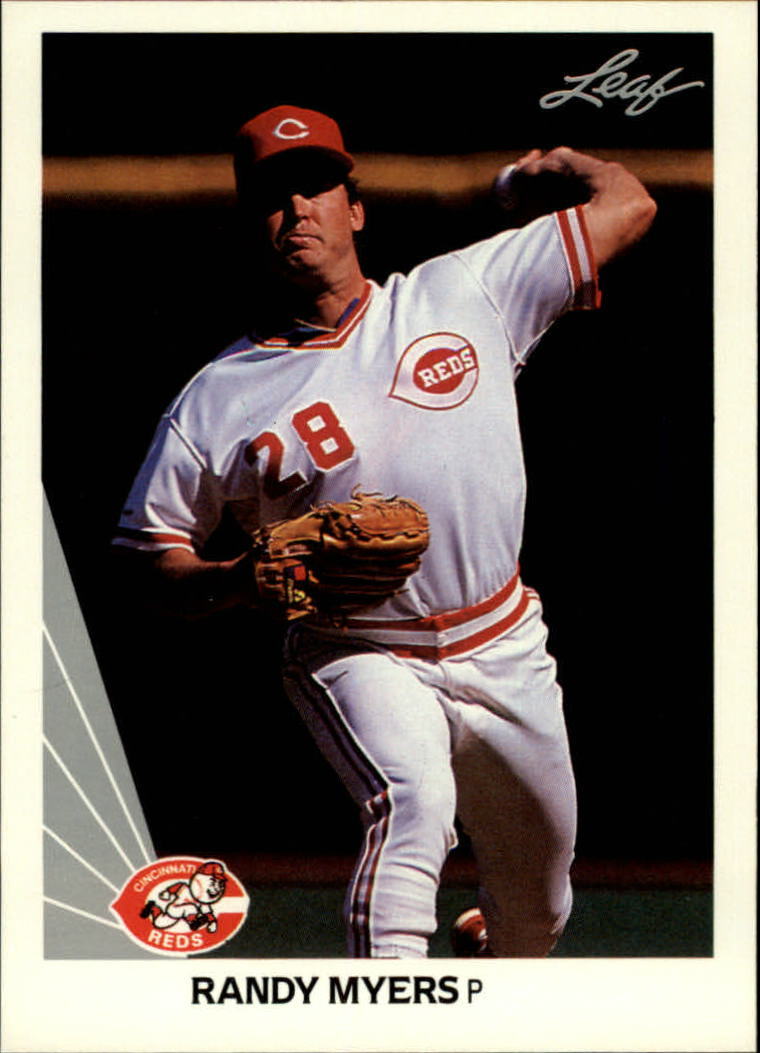 1990 Leaf New York Mets Baseball Card #149 Randy Myers