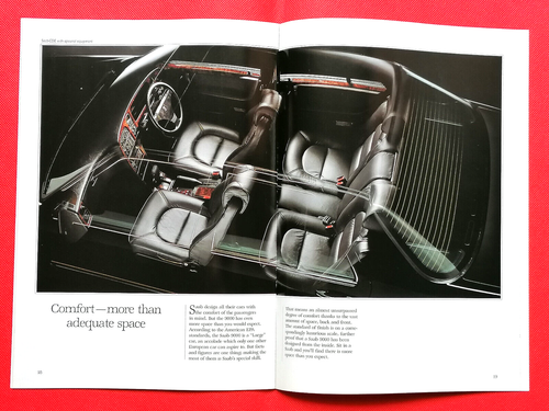 1988 SAAB Sales Brochure - 900i Turbo 16S Convertible 9000 SE CD CDE - Excellent - Picture 10 of 15