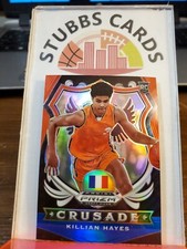 2020 Panini Prizm Draft Picks Killian Hayes Crusade Red White Blue #92 Pistons