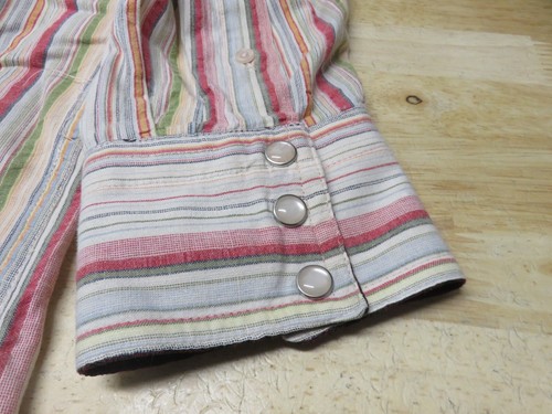 Mens Scully Pearl Snap Button Front Dress Shirt XL Striped Multicolor Western - Picture 10 of 13