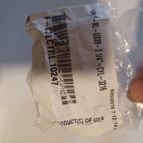 SCHLAGE 149CA-NL-US28-2 1/4"-CYL-3216 NIGHT LATCH CYLINDER - Picture 7 of 8