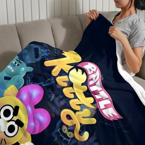 Battle Kitty Super Soft Flannel Throw Blanket for Bed Sofa All Season Gifts - Picture 3 of 7