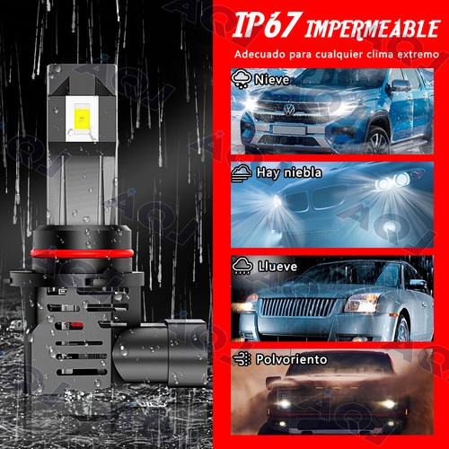 6x 9005 H11 H11 Canbus LED Headlight High Low Beam+Fog Bulbs Super White 10000K - Picture 11 of 19