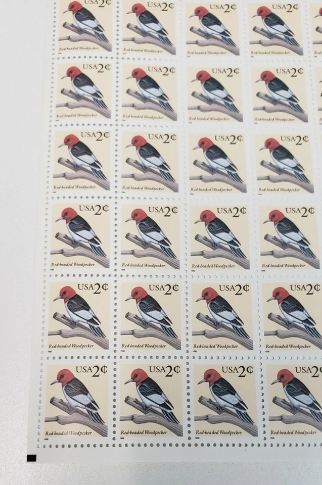 1500 RED-HEADED WOODPECKER 2¢ Stamps - 15 Sheets, each with 100 US  Mint NH 1996 - Image 4 of 4