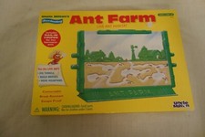 Uncle Milton The Original Genuine Ant Farm Never Used OPEN BOX Complete 0153