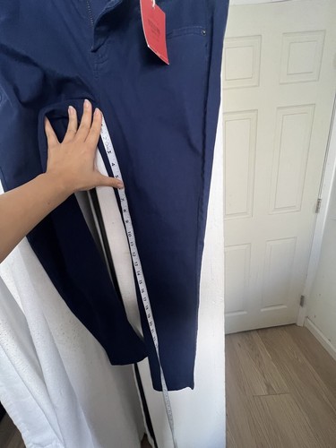 NWT Mossimo Supply Women Blue Skinny Pant Lower Waist Straight Hip Cotton Size 7 - Picture 13 of 23
