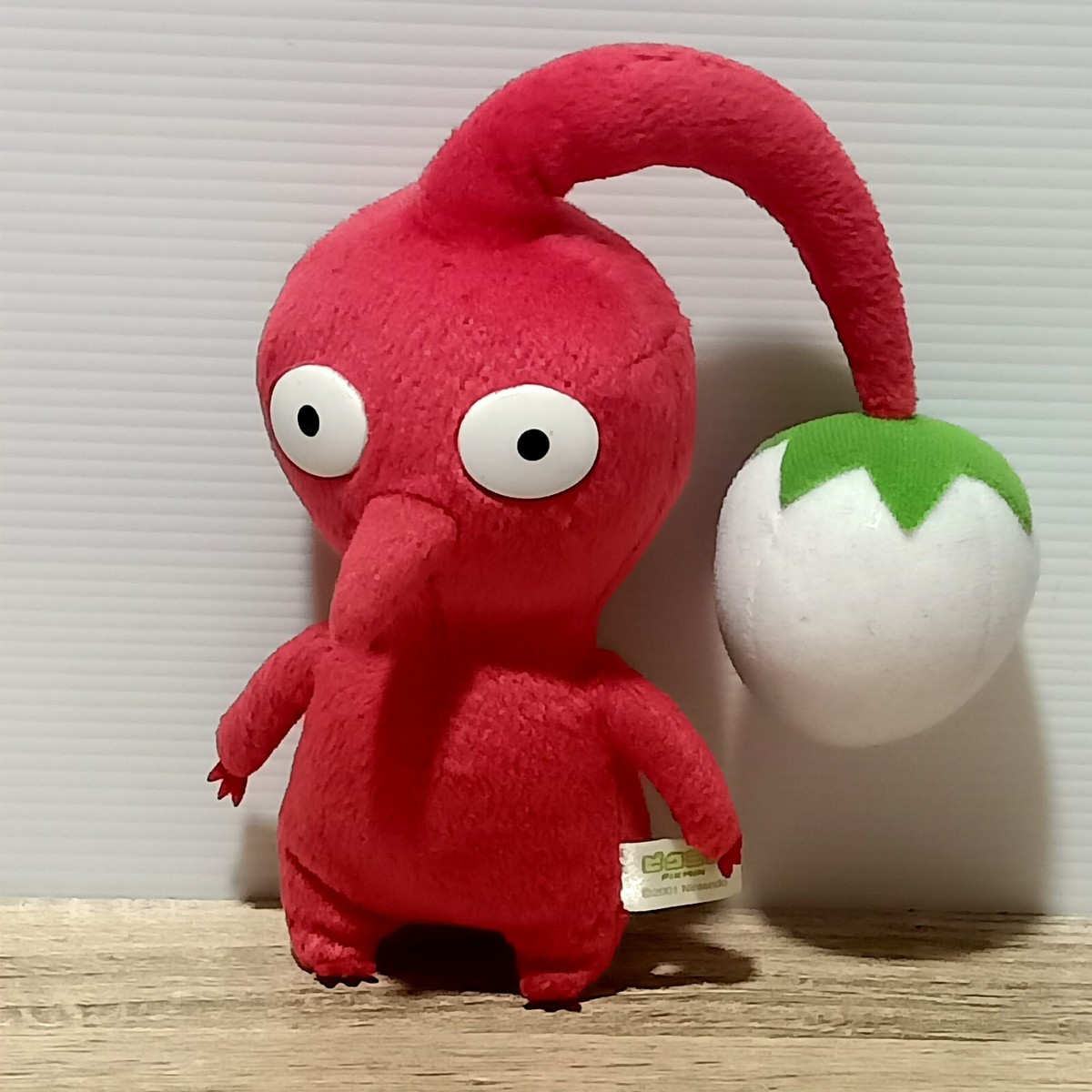 Pikmin Bud Beanbag Red Plush Doll Toy Sanei 2001 Japan Game