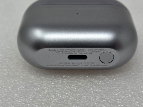 Samsung Galaxy Buds 3 SM-R530 argento custodia di ricarica wireless SOLO + cavo - Foto 22 di 24