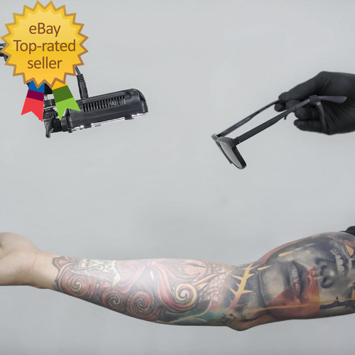 Polarized LED Tattoo Work Light Tattoo Light with Tattoo Vision Lenses and Extra - Picture 2 of 5