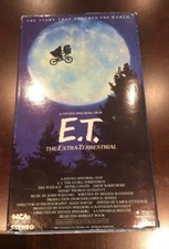 E.T. The Extra-Terrestrial ET VHS 1982 Black Green Cassette Rare Collectible