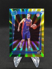 2021-22 Panini Donruss Luka Garza Green Yellow Laser Rated Rookie #214 Pistons 