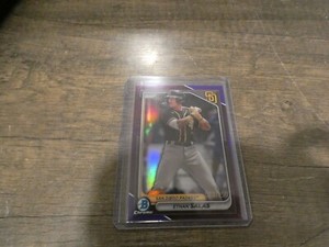 2024 Bowman Chrome Prospects Purple #BCP-102 Ethan Salas /250 San Diego Padres