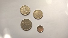 SUNDRY COINS X 4. SPAIN 1975. NETHERLANDS 1984. HONG KONG 1978 & JERSEY 1968