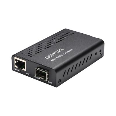 10G Media Coverter, 10 Gigabit Fiber to 10G Copper UTP Ethernet Media Convert...