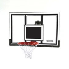 Lifetime 71526 54-Inch Basketball Polycarbonate Backboard  Slam-It Pro Rim Combo