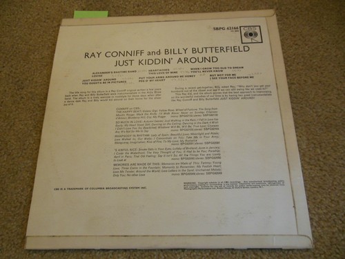 Ray Conniff & Billy Butterfield Just Kiddin' Around Vinyl LP Album Record #214 - Picture 2 of 5
