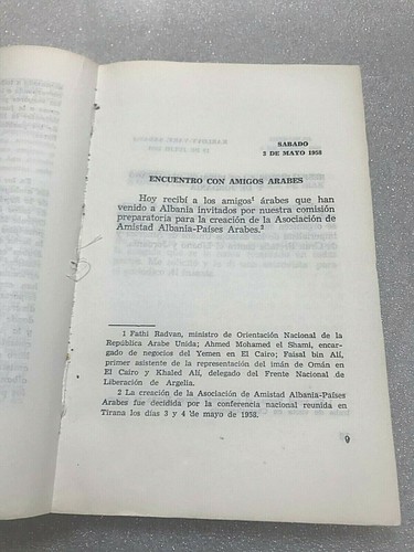 OLD ALBANIAN SPANISH BOOK-ENVER HOXHA-COMUNISM TIME-REFLEXIONES 1958-1983-Y.1984 - Picture 5 of 12