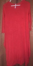 Azules Dress Size S Small Red Oversized 