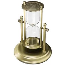 Hourglass Fillable Brass 360° Rotating DIY S...