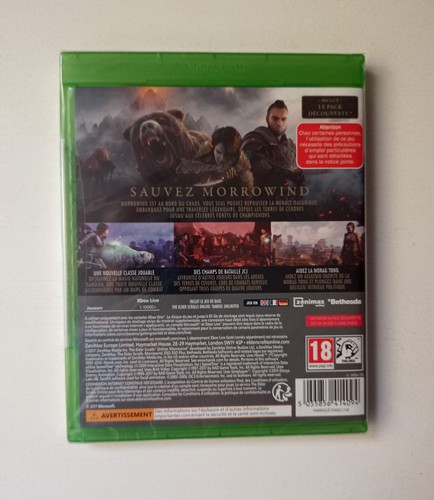 The Elder Scrolls MORROWIND sur XBOX ONE / Neuf / Sous Blister / Version FR - Imagen 2 de 2