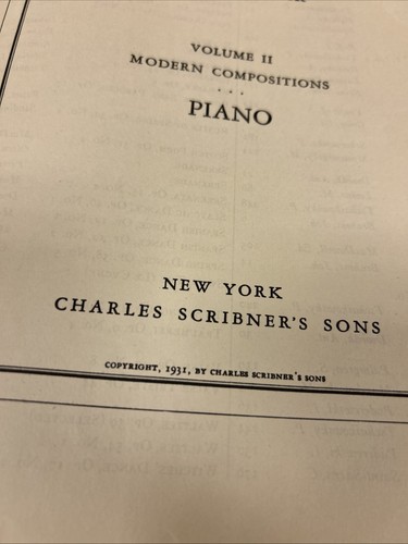 1931 The Scribner Radio Music Library Volumes 2,3,4 Piano Grand Opera Excerpts - Picture 10 of 10