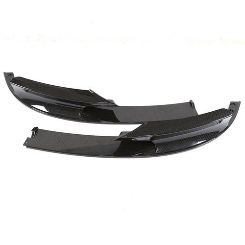 Car Front Bumper Spoiler Lip For 2012-2018 BMW F30 3 Series M Sport Carbon Fiber - Picture 6 of 9