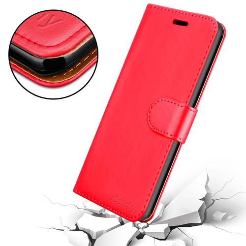 For Alcatel 1S 2021 Phone Case Leather Wallet Flip Folio Stand Cover - Picture 42 of 51