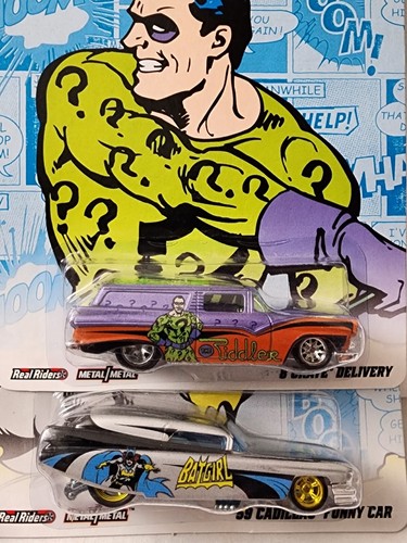 Hot Wheels DC Comics Pop Culture 2011 Set of 6 - Real Rider Riddler Aquaman / A7 - Picture 4 of 10