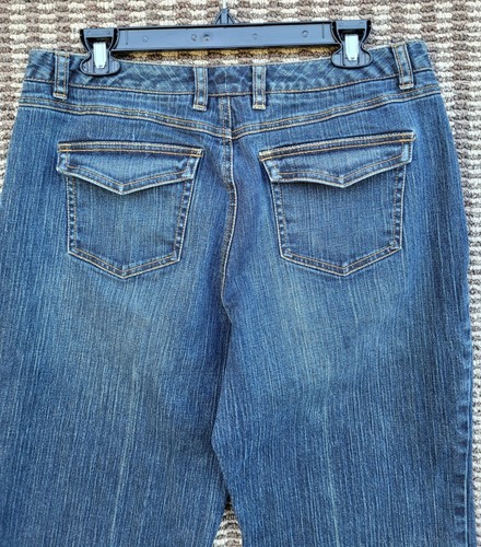 Talbots Petites Stretchjeans Damengröße 14P gerade 5-Pocket mittlere Waschung sehr guter Zustand - Bild 6 von 9