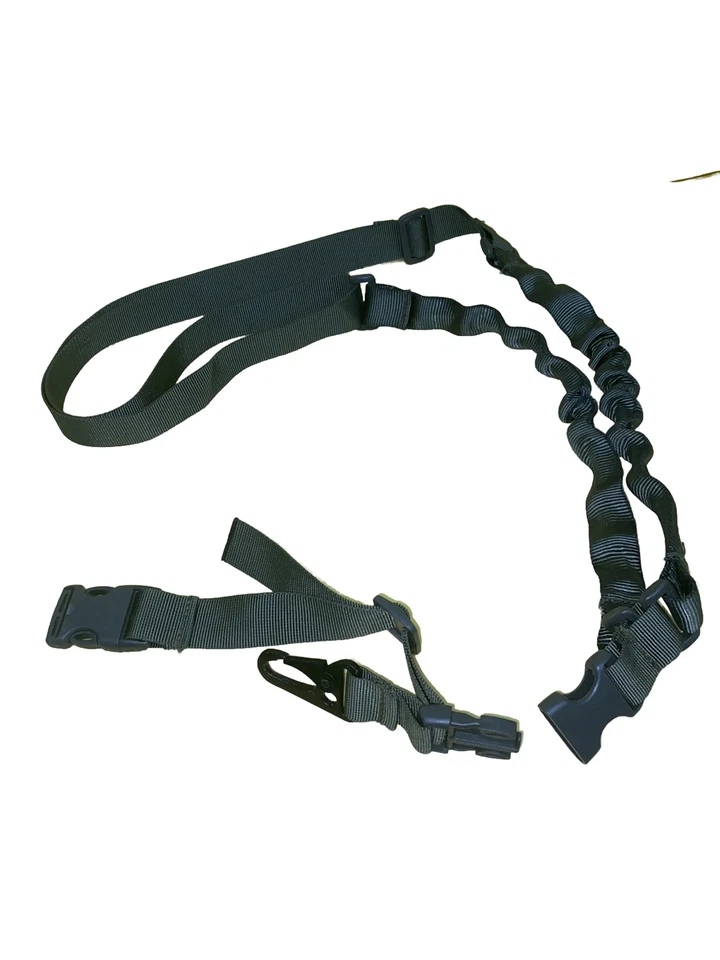 20 alças de ombro ajustáveis ponto único para rifle Bungee OD Rothco 4067 - Imagem 2 de 4