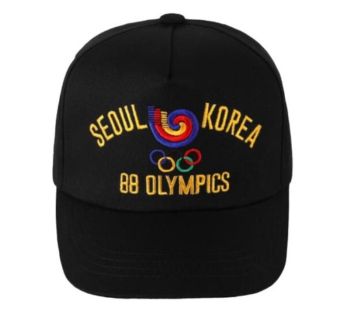 Korea 1988 Seoul Olympic Ring Flag Embroidery Cap Hats Unisex 3 TYPE - Picture 6 of 8